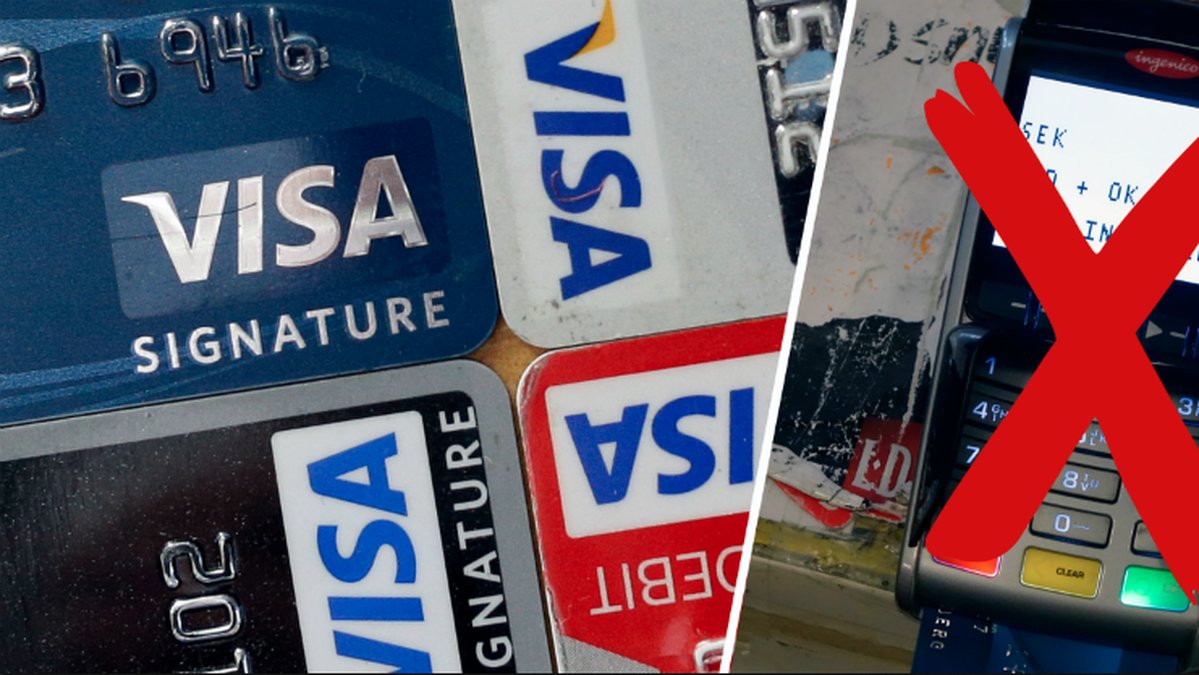 Visa och Mastercard är två populära betalkort.